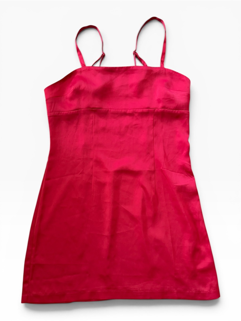 Urban Outfitters Red Satin Mini Dress Size Large